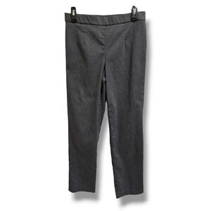 Dana Buchman Womens Charcoal Gray Heather Pull On Slim Leg Dress‎ Pants Size S